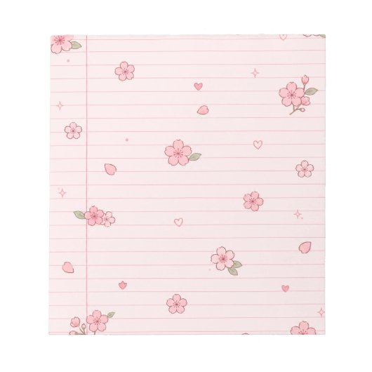 Bloc-note Sakura Rose (Devant)