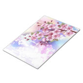 Bloc-note Sakura rose sur la peinture Arrière - plan (Incliné)