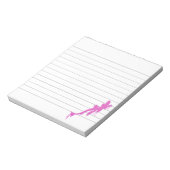 Bloc-note Salamandre Rose Déchiffrée Avec Linge Paint (Tourné)