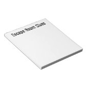 Bloc-note "Salle d'évasion" (Incliné)