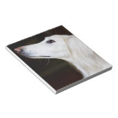 Bloc-note Saluki se lève (Incliné)