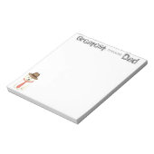 Bloc-note Samoyed Papa (Tourné)