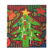 Bloc-note San Blas Island Christmas Tree Mola (Devant)
