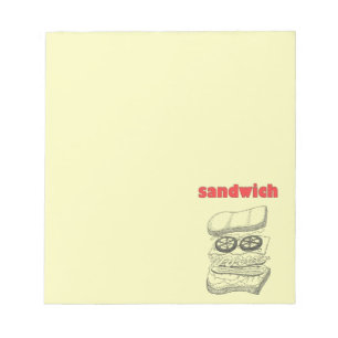 Bloc-note Sandwich
