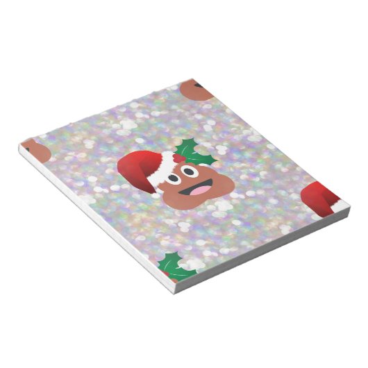 Bloc-note santa claus emoji (Incliné)