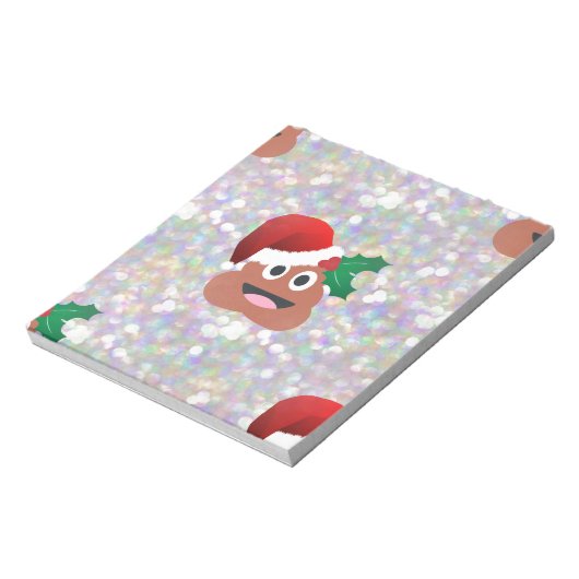 Bloc-note santa claus emoji (Tourné)