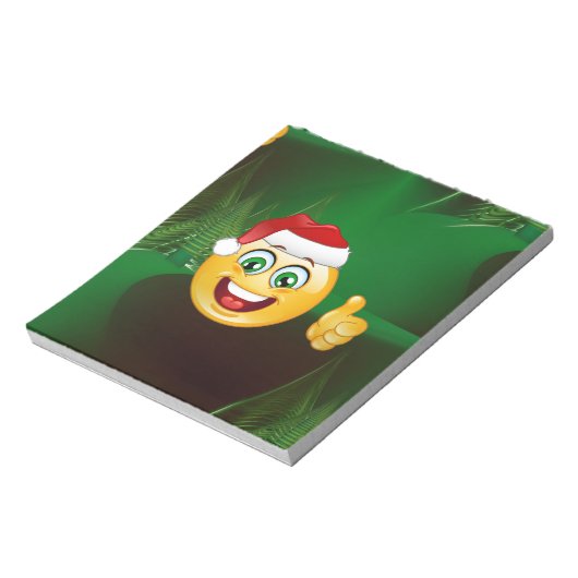 Bloc-note santa claus emojis (Tourné)