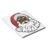 Bloc-note santa claus noir (Incliné)