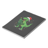 Bloc-note Santa T Rex Dinosaure de Noël (Tourné)