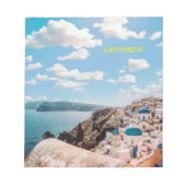 Bloc-note Santorin, Grèce Beach House (Devant)