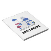 Bloc-note Santorin Grèce Vintage (Incliné)