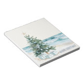Bloc-note Sapin de Noël de Blue Beach (Incliné)