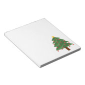 Bloc-note Sapin de Noël sur fond blanc (Incliné)