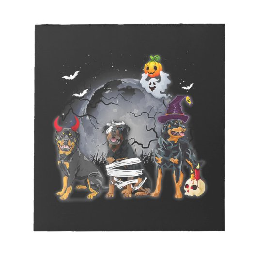 Bloc-note Satan Witch Mummy Halloween Cost (Devant)