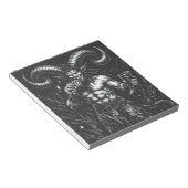 Bloc-note Satyre d'hiver cornu — par BurnsInHell (Incliné)