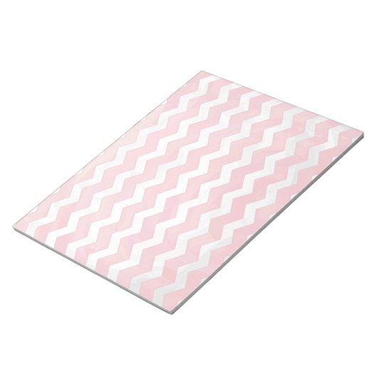 Bloc-note Saumon Swirl Chevron Motif (Incliné)