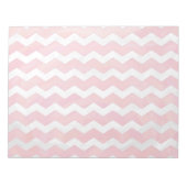 Bloc-note Saumon Swirl Chevron Motif (Devant)