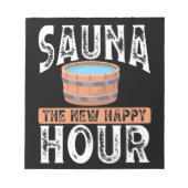 Bloc-note Sauna le nouvel happy hour (Devant)