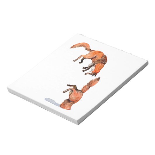 Bloc-note Sauter Renard Rouge (Tourné)