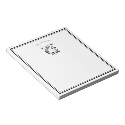 Bloc-note Sauvez le tigre (Incliné)