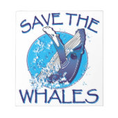 Bloc-note Sauvez les baleines (Devant)