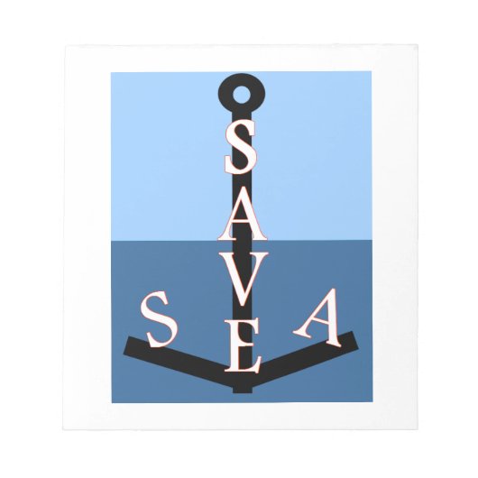 Bloc-note sauvons la mer (Devant)