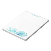 Bloc-note Scallop Shells and Flowers  (Tourné)