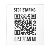 Bloc-note Scan Me : Faites Ce Qui Rend Votre Âme Heureuse (Devant)