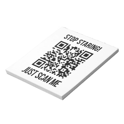 Bloc-note Scan Me QR Code : Choisissez la gentillesse chaque (Tourné)