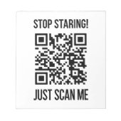Bloc-note Scan Me QR Code : Choisissez la gentillesse chaque (Devant)