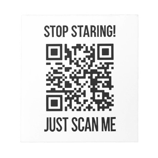 Bloc-note Scan Me QR Code : Choisissez la gentillesse chaque (Devant)