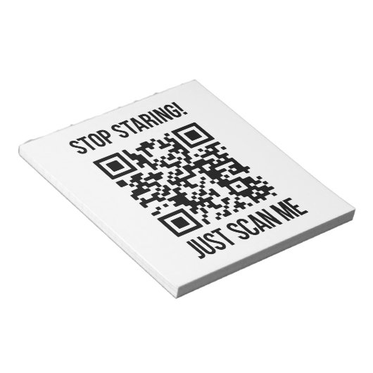 Bloc-note Scan Me QR Code : Créez votre avenir (Incliné)