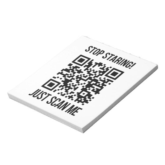 Bloc-note Scan Me QR Code : Créez votre avenir (Tourné)