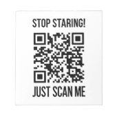 Bloc-note Scan Me QR Code : Créez votre avenir (Devant)