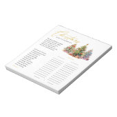 Bloc-note Scattergories de Noël Jeu de la fête de larmes (Tourné)