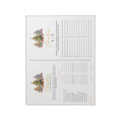 Bloc-note Scattergories de Noël Jeux de A à Z (Tourné)