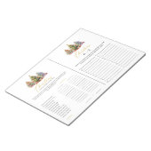 Bloc-note Scattergories de Noël Jeux de A à Z (Incliné)