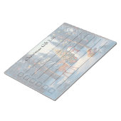 Bloc-note Scene d'arbre de Noël Cute Deer Fawn Snowman (Incliné)