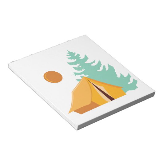Bloc-note Scène de camping (Incliné)