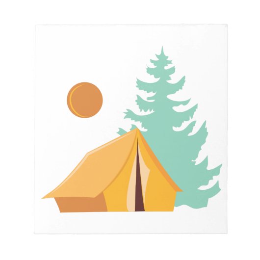 Bloc-note Scène de camping (Devant)