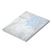 Bloc-note Scène de la route hivernale neige (Tourné)