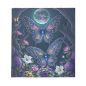 Bloc-note Scène de papillon lunaire (Devant)