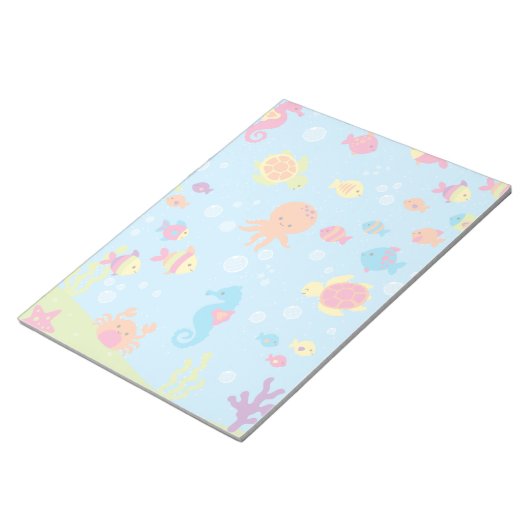 Bloc-note Scène sous-marine mignonne (Incliné)