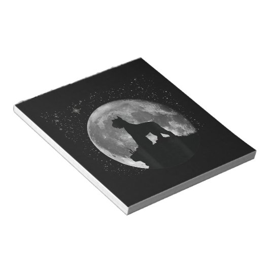 Bloc-note schnauzer géant hommes femmes enfants cadeau Copie (Incliné)