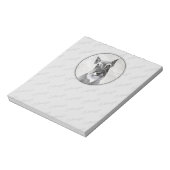 Bloc-note Schnauzer (géant) - Joli art original pour chien (Tourné)