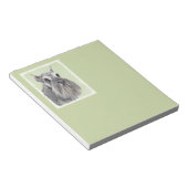 Bloc-note Schnauzer (Giant, Standard) Peinture - Chien Art (Incliné)