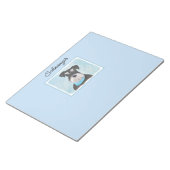 Bloc-note Schnauzer (Miniature) Peinture - Chien original mi (Incliné)