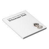 Bloc-note Schnauzer Papa note Pad (Incliné)