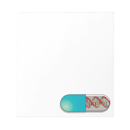 Bloc-note Science de la capture d'ADN (Devant)