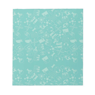 Bloc-note Science Icons Notes de post-it Motif